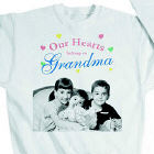 Our Hearts Personalized Photo Sweatshirt